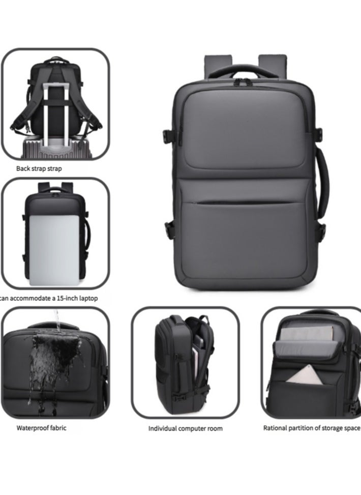 Skycare Skycare Sturdy Commuter Backpack for Work, 15.6 inch Laptop Bag for Men Women Working Business Traveling GYM  - Image 2