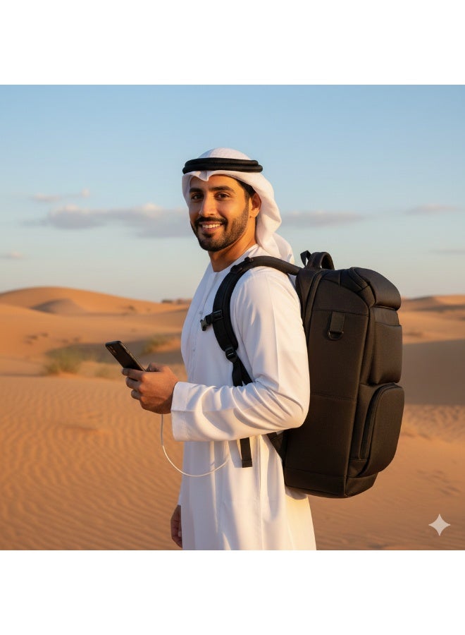 Skycare Sturdy Commuter Backpack for Work, 15.6 inch Laptop Bag for Men Women Working Business Traveling GYM - Image 2