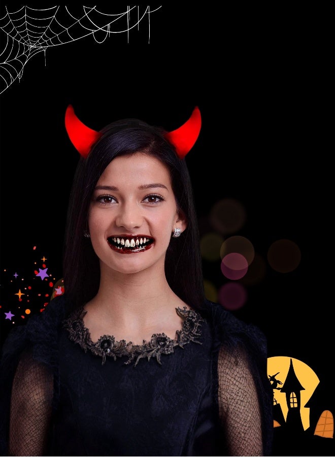 Feelings Halloween Devil Headband 3 Colors - Image 4