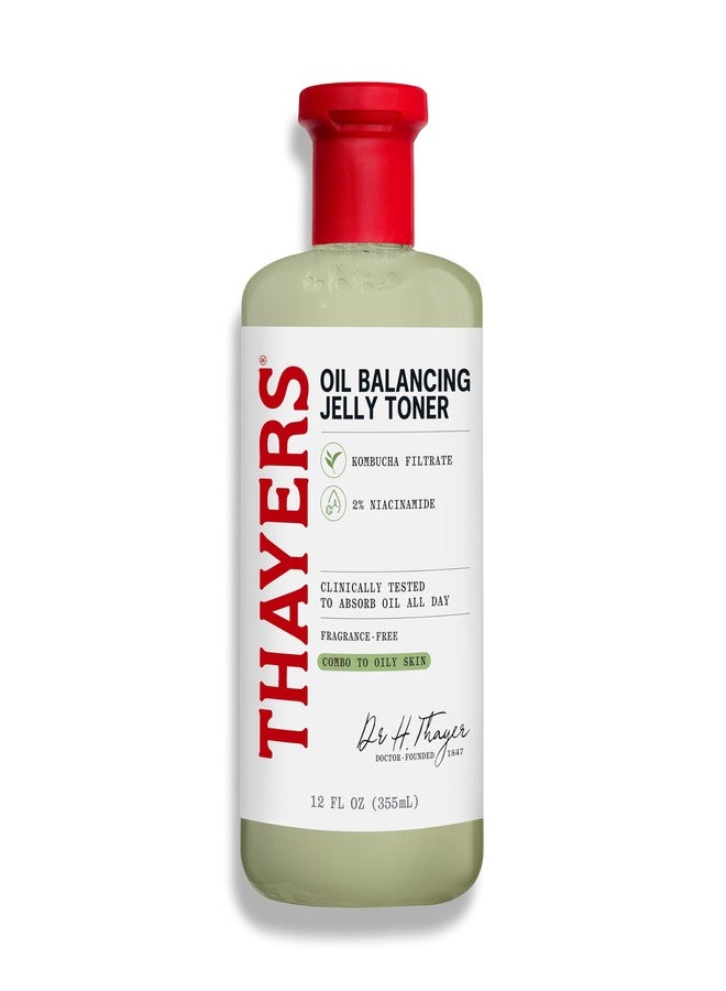 Thayers Oil Balancing and Cooling Jelly Toner, Pore Reducing Facial Toner That Mattifies and Hydrates, Skin Care for Combination to Oily Skin, 12 Fl Oz - Image 1