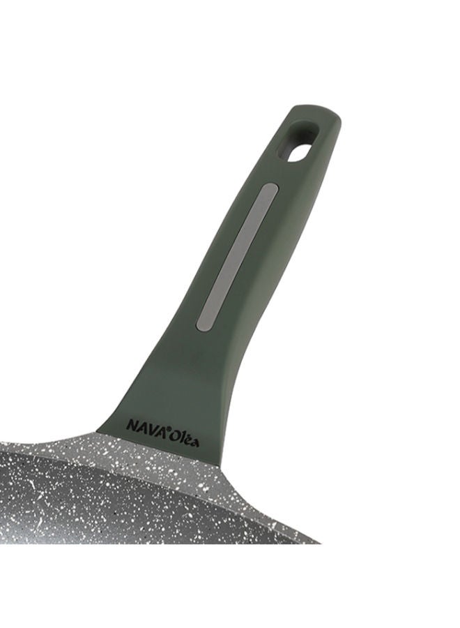 NAVA Die Cast Aluminum Grill Pan "Olea" With Nonstick Stone Coating (Suitable For Induction)-Black - Image 3