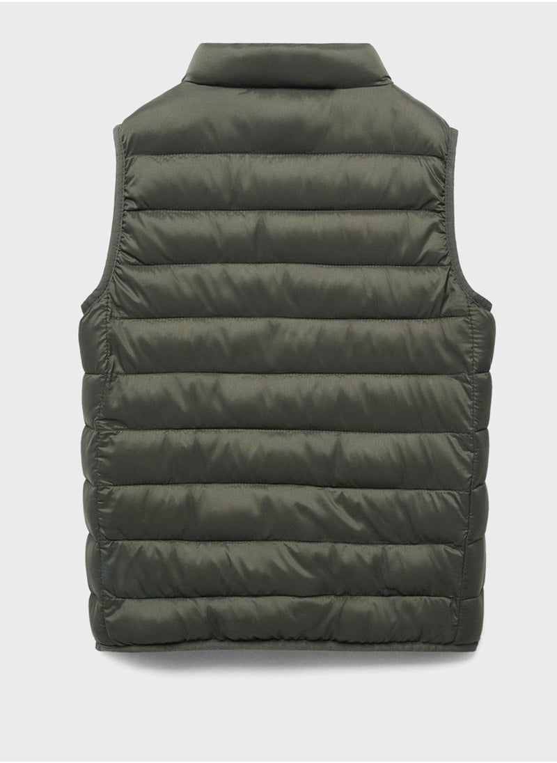 MANGO - Infant Puffer Gilet - Image 1