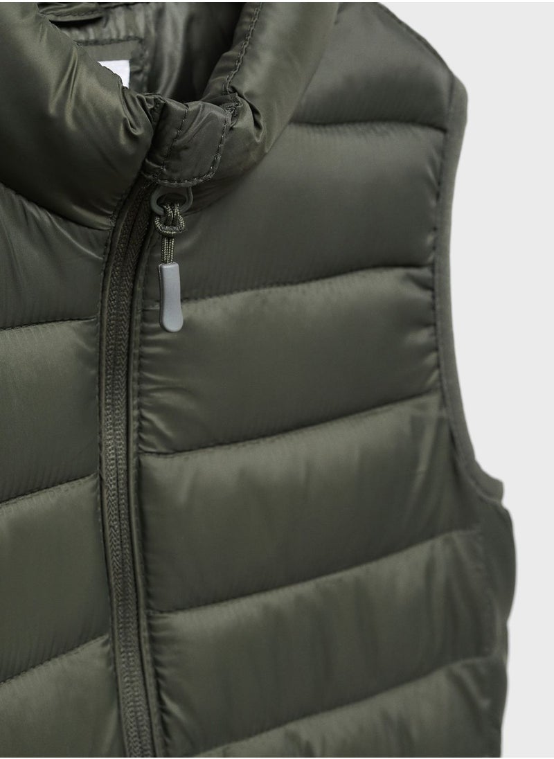 MANGO - Infant Puffer Gilet - Image 1