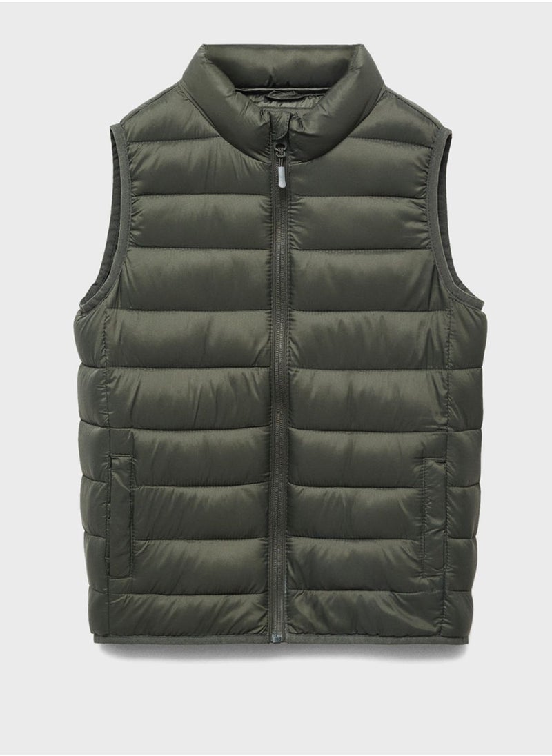 MANGO - Infant Puffer Gilet - Image 1