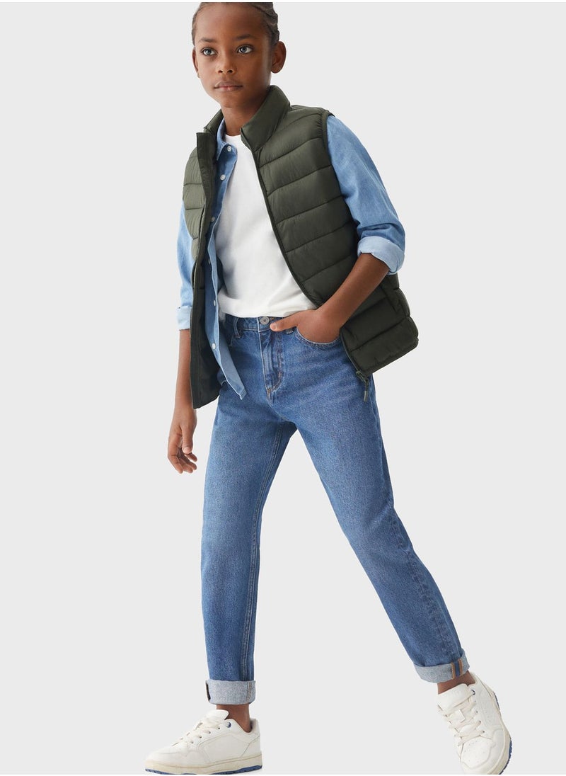MANGO - Infant Puffer Gilet - Image 1
