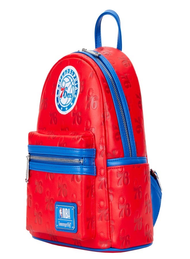 Loungefly NBA: Philidelphia 76ERS Logo Mini-Backpack - Image 3