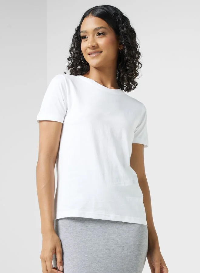 Ginger Basics 5 Pack Essential Crew Neck T-Shirt