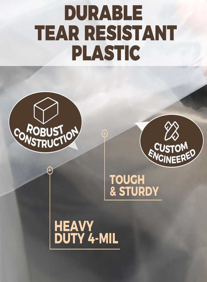 Storage Standard غطاء تخزين قياسي لطاولة وكراسي الفناء الخارجي - أغطية مستطيلة لأثاث الفناء الخارجي، مقاومة للماء، قابلة لإعادة الاستخدام، مصنوعة من بلاستيك متين، مقاس 111 بوصة × 74 بوصة × 28 بوصة - Image 4