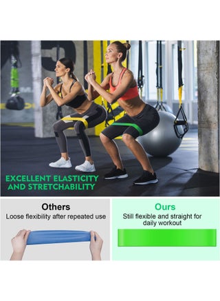 5 Pieces/Set Latex Gym Strength Training Rubber Loop Bands Fitness Crossfit Equipment Yoga Exercise Pull Rope Elastic Bands For Fitness, In 6 Levels, In 5 Color - view 4