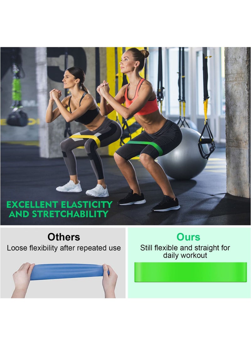 SKY-TOUCH 5 Pieces/Set Latex Gym Strength Training Rubber Loop Bands Fitness Crossfit Equipment Yoga Exercise Pull Rope Elastic Bands For Fitness, In 6 Levels, In 5 Color  - Image 4