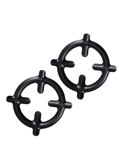 Shelf Bracket Electric Stove Burners Pot Holder Household Gas Stove Racks Coffee Pot Holders Mocha Pot Holders For Gas Ranges Kitchen And Camping 2 Pcs Shelf Bracket Electric Stove Burners