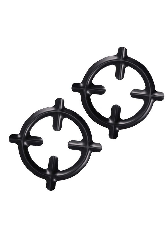 Shelf Bracket Electric Stove Burners Pot Holder Household Gas Stove Racks Coffee Pot Holders Mocha Pot Holders For Gas Ranges Kitchen And Camping 2 Pcs Shelf Bracket Electric Stove Burners