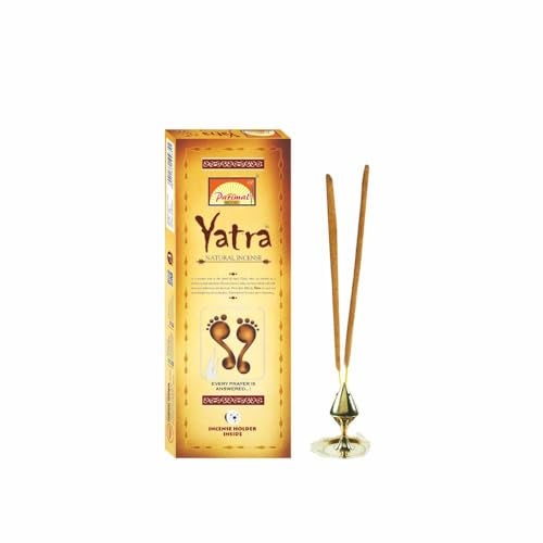 Parimal Hand Rolled Yatra - Agarbathi (380-390 Sticks) (750 gm) | Burning Time - 45-60 Min | Natural Incense with Sandal & Resin| Fresh Fragrance for Meditation & Relaxation | Each 250 Gram| Pack of 3 - Image 1