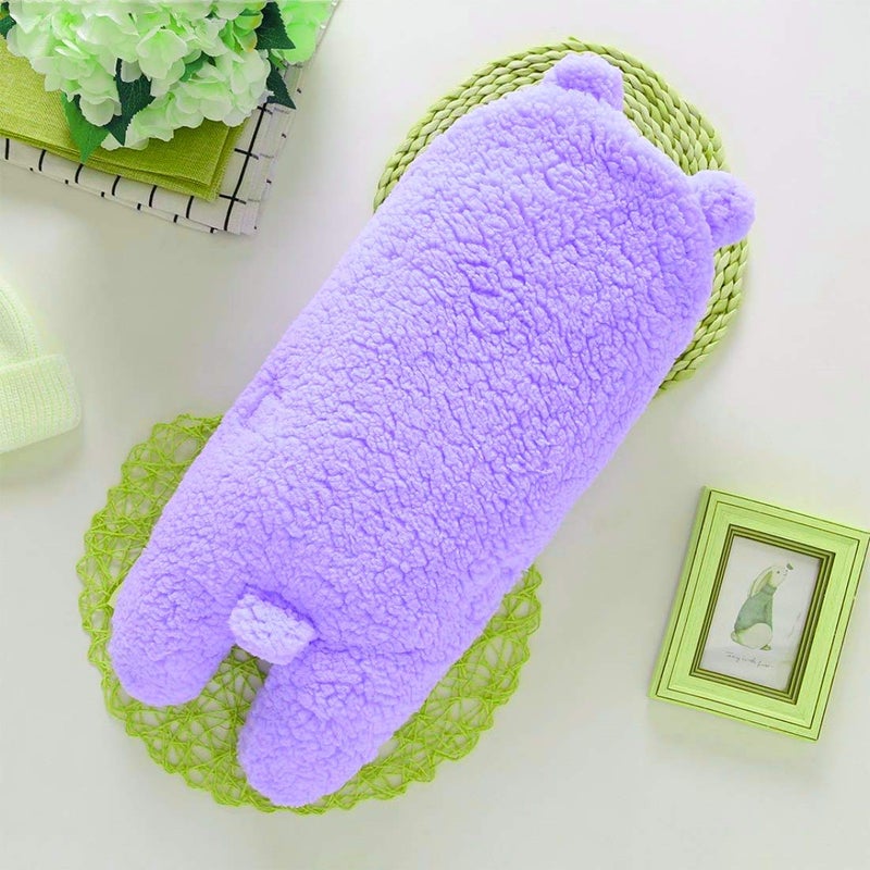 BRANDONN New Born Hooded Supersoft Swaddle Wrapper Cum Baby Blanket for Babies Purple 06 Months - Image 3