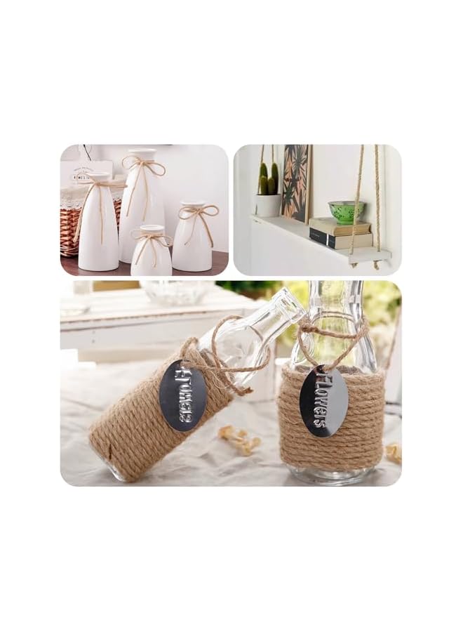 The Bros Garden Twine, 3 Ply Thickness 5mm x 5m Jute String for DIY Craft, 3 Styles Twine String for Floristry and Gardening Decoration, Crafts Bundling, Gift Wrapping (6 Rolls)  - Image 5