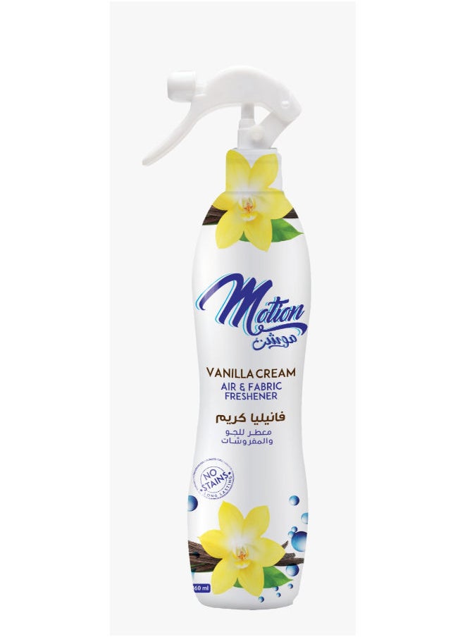 MOTION Vanila Cream Air & Fabric Freshener- 400 milliliter 