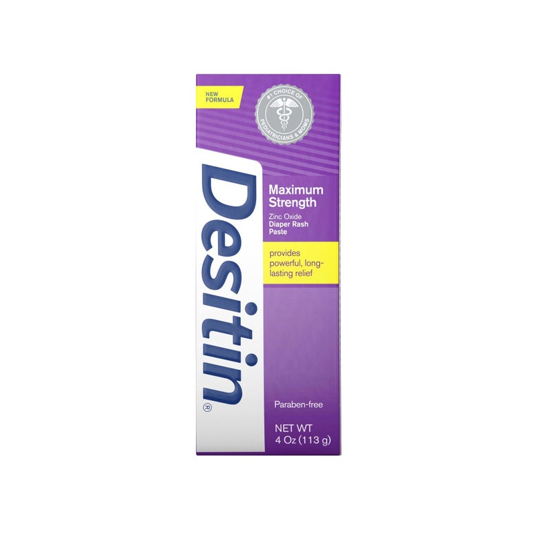 DESITIN Maximum Strength Diaper Rash Paste 4 Ounce (Pack of 2) - Image 1