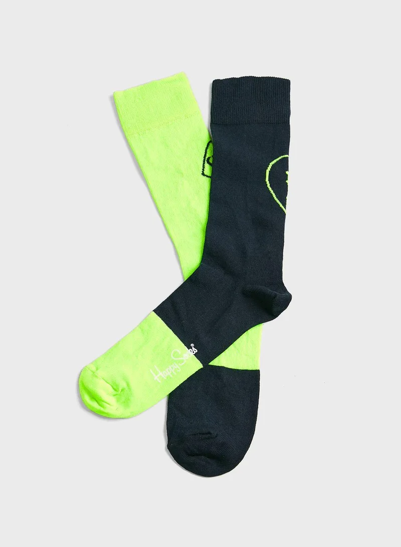 Happy Socks 2 Pack Bestie Socks Gift Set
