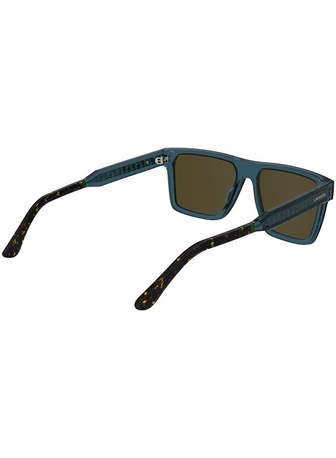 LACOSTE FULL RIM INJECTED LACOSTE SUNS L6059S 5616 (410) TRANSPARENT BLUE - Image 4