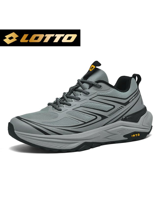 Lotto Men's Running Shoes Outdoor Sports Non-slip Hiking Trail Mountaineering Shoes 5997 Ancestral Gray Size 43 - Image 5