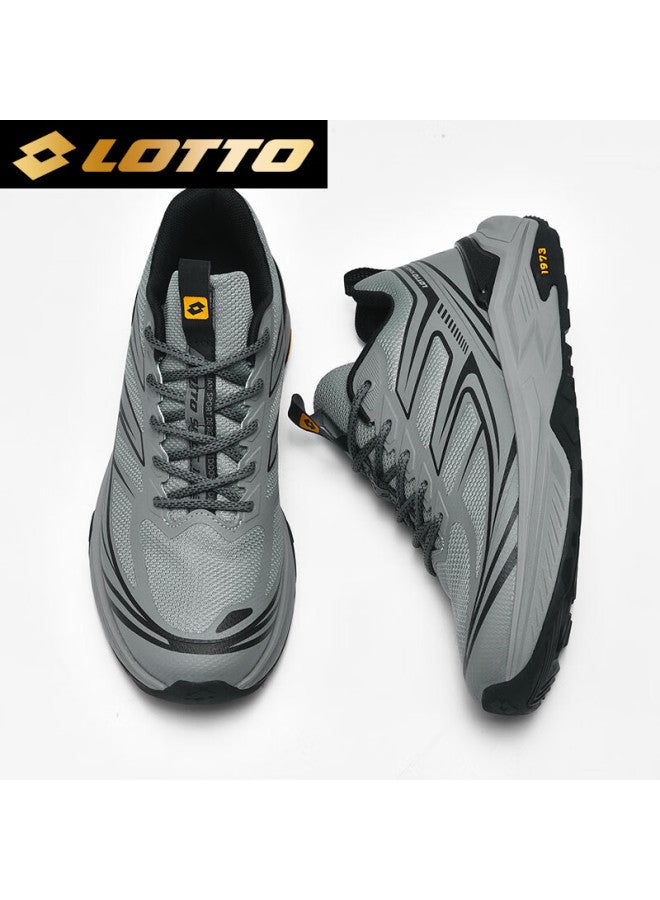Lotto Men's Running Shoes Outdoor Sports Non-slip Hiking Trail Mountaineering Shoes 5997 Ancestral Gray Size 43 - Image 3