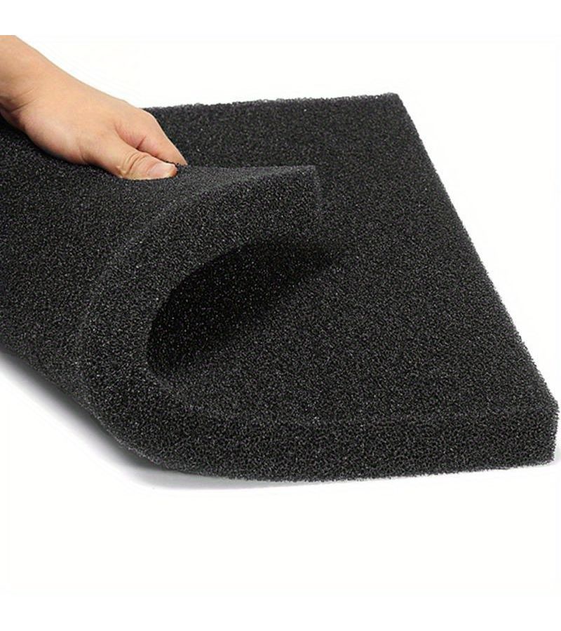 1pc Lightweight Soft Black Aquarium Filter Sponge Pad Biochemical Foam For Fish Tanks Pet Supplies Home Cleaning - Image 1