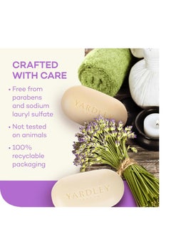 Yardley London Nourishing Bath Soap Bar English Lavender, Calms & Soothes with Pure Lavender Extracts & Essential Oils 4.0 oz Bath Bar, 2 Soap Bars - pzsku/Z562124177295AFB8515CZ/45/1741004198/d19ebe26-62db-4ab5-b69c-05a1c7cee8e7