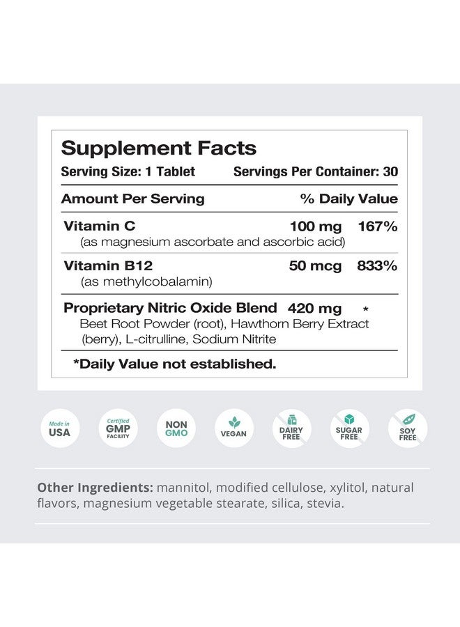 humanN Neo40 Daily Heart & Blood Circulation Supplements to Boost Nitric Oxide - Supports Blood Pressure - from Maker of SuperBeets -Includes 30 Dissolvable Tablets - Tasty Fruity Flavor