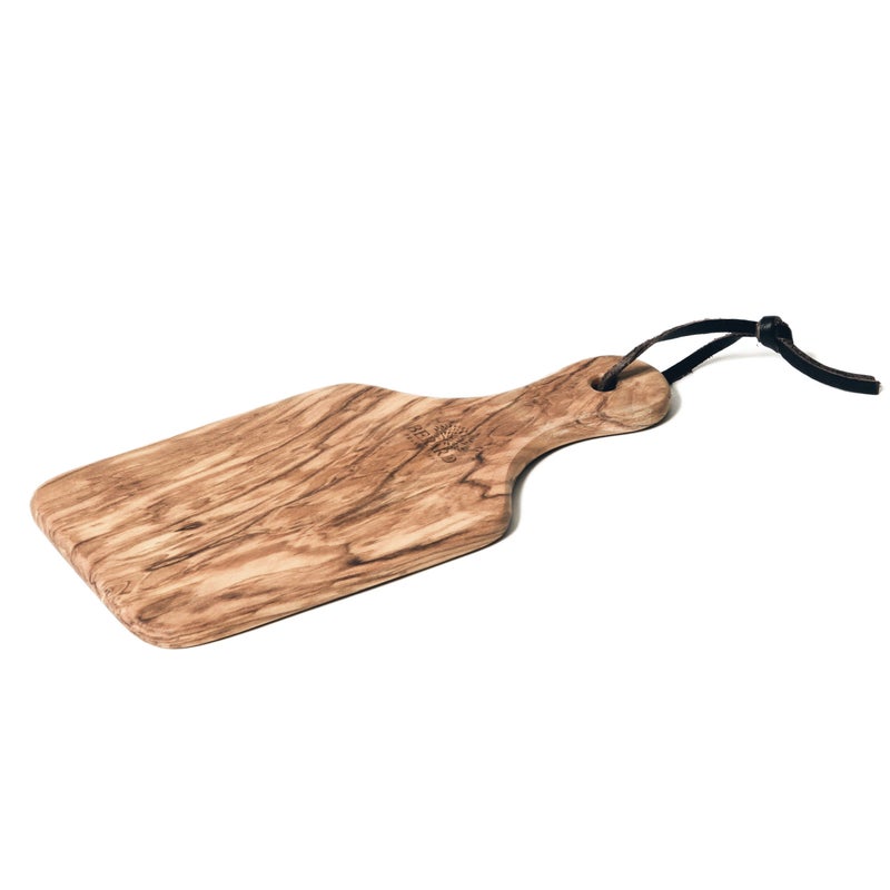Berard 54070 French Olive-Wood 8-Inch Handcrafted Cutting Board with Handle - Image 2