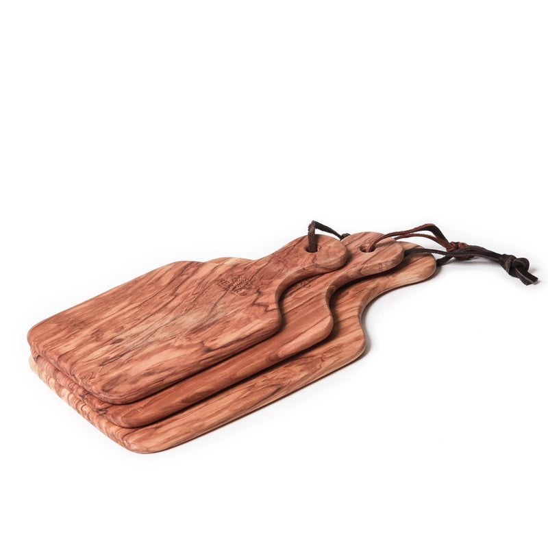 Berard 54070 French Olive-Wood 8-Inch Handcrafted Cutting Board with Handle - Image 4