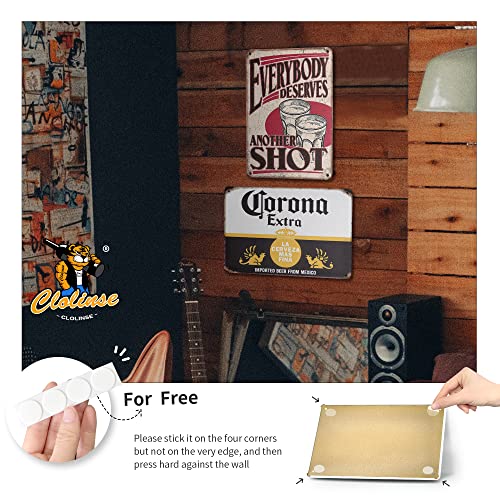 Clolinse Corona Beer Signs | Man Cave Decor | Bar Vintage Metal Tin Signs | Garage Retro Home decor | Wall Poster Funny Cool Things Stuff For House Shop Room Coffee 8 * 12 Inch - Image 5
