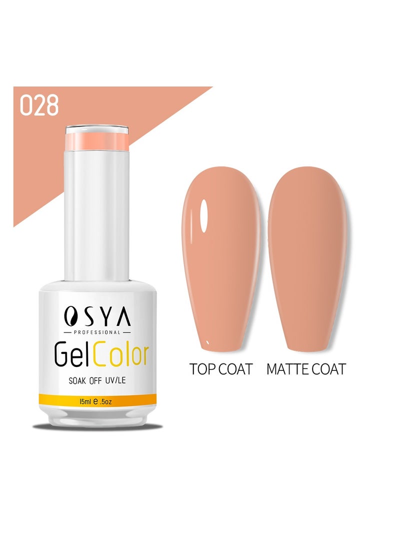 OSYA gel Nail Polish Collection Soak Off UV&LED CANNI OUTPUT Gel polish 15ml (027) - Image 1