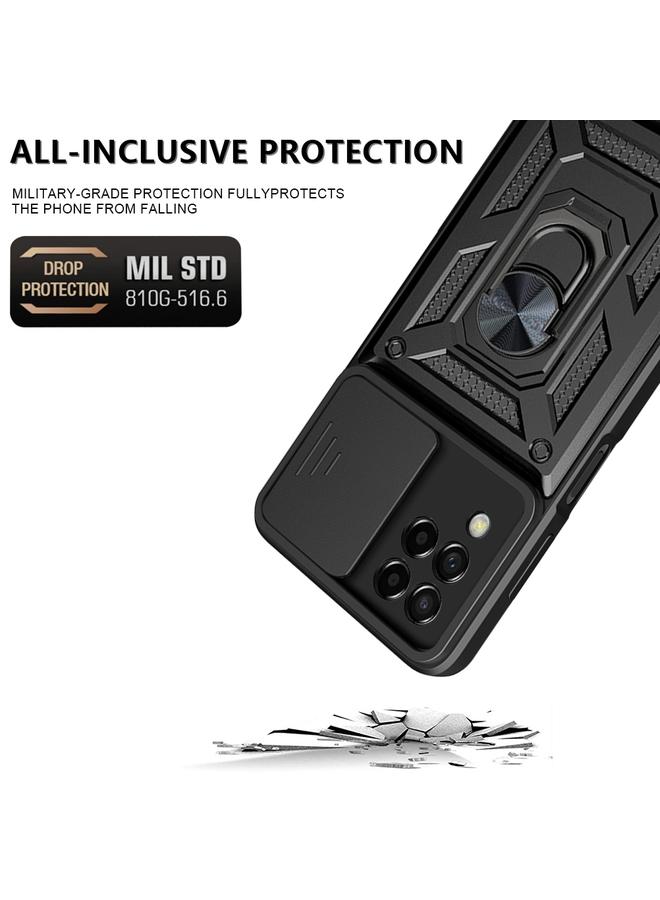 إيروريكس جراب لهاتف Samsung Galaxy M53 5G بتصميم غطاء كاميرا منزلق مصنوع من مادة TPU + PC - Image 3