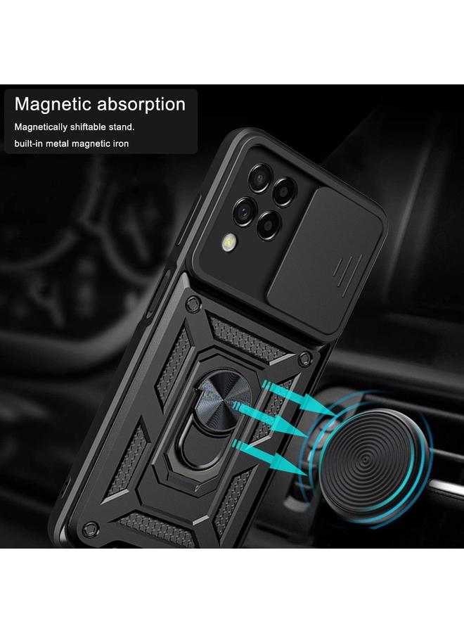 إيروريكس جراب لهاتف Samsung Galaxy M53 5G بتصميم غطاء كاميرا منزلق مصنوع من مادة TPU + PC - Image 4