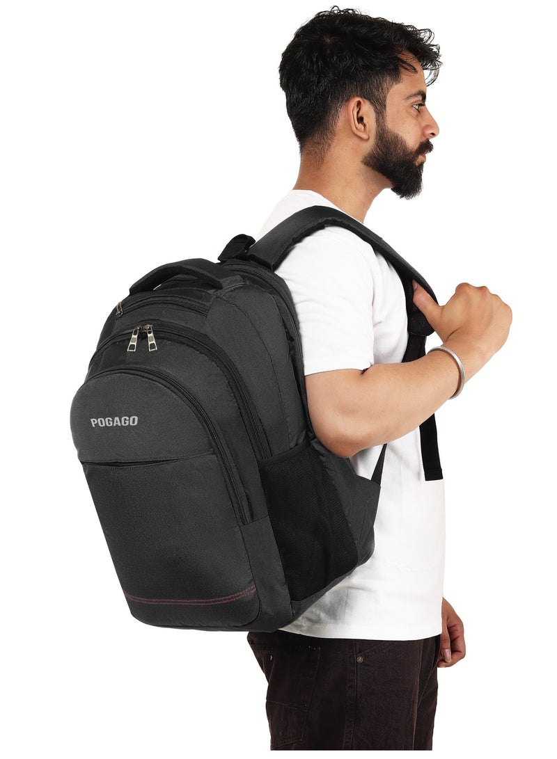 Pogago Travel Backpack, Water Resistant, 15.6" Laptop, Multiple Pockets Laptop, Travel Backpack, Business Backpacks for Women Men Work College Gift,Casual Daypack - Image 1