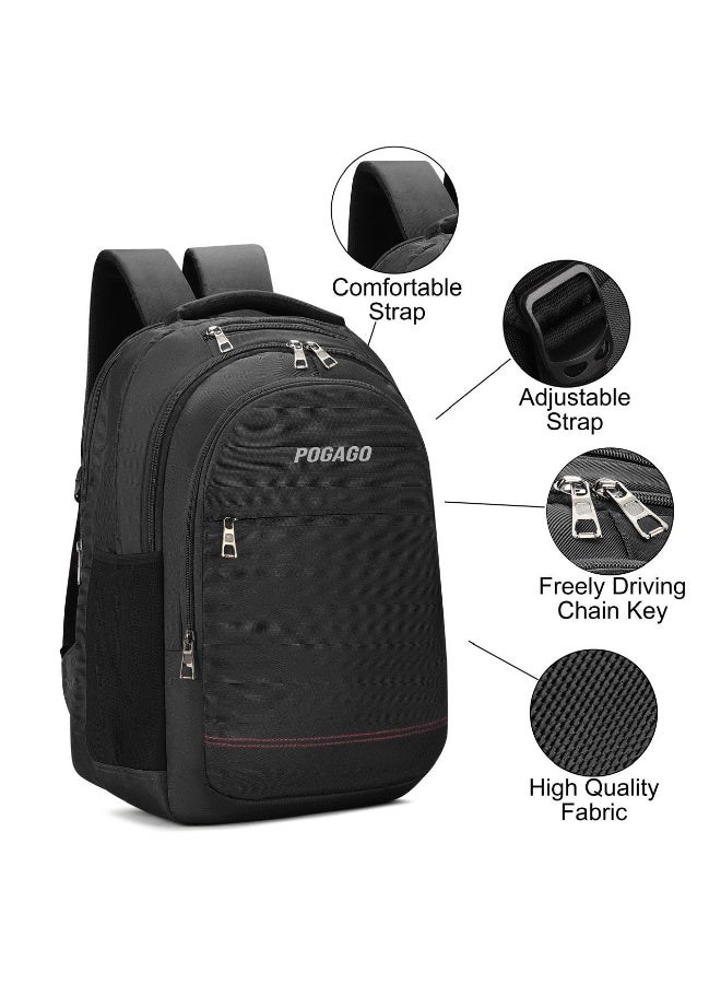 Pogago Travel Backpack, Water Resistant, 15.6" Laptop, Multiple Pockets Laptop, Travel Backpack, Business Backpacks for Women Men Work College Gift,Casual Daypack - Image 3