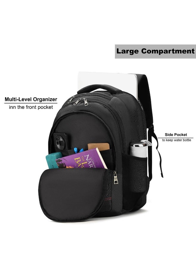 Pogago Travel Backpack, Water Resistant, 15.6" Laptop, Multiple Pockets Laptop, Travel Backpack, Business Backpacks for Women Men Work College Gift,Casual Daypack - Image 4