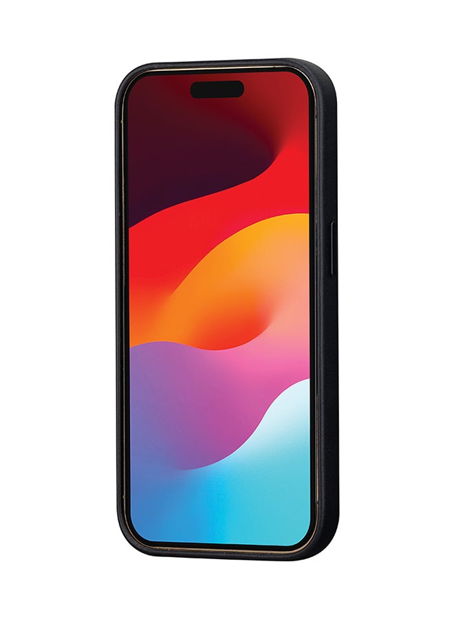 DBRAMANTE1928 حافظة روسكيلد ماج سيف لهاتف آيفون 15 برو ماكس باللون الأسود - Image 4