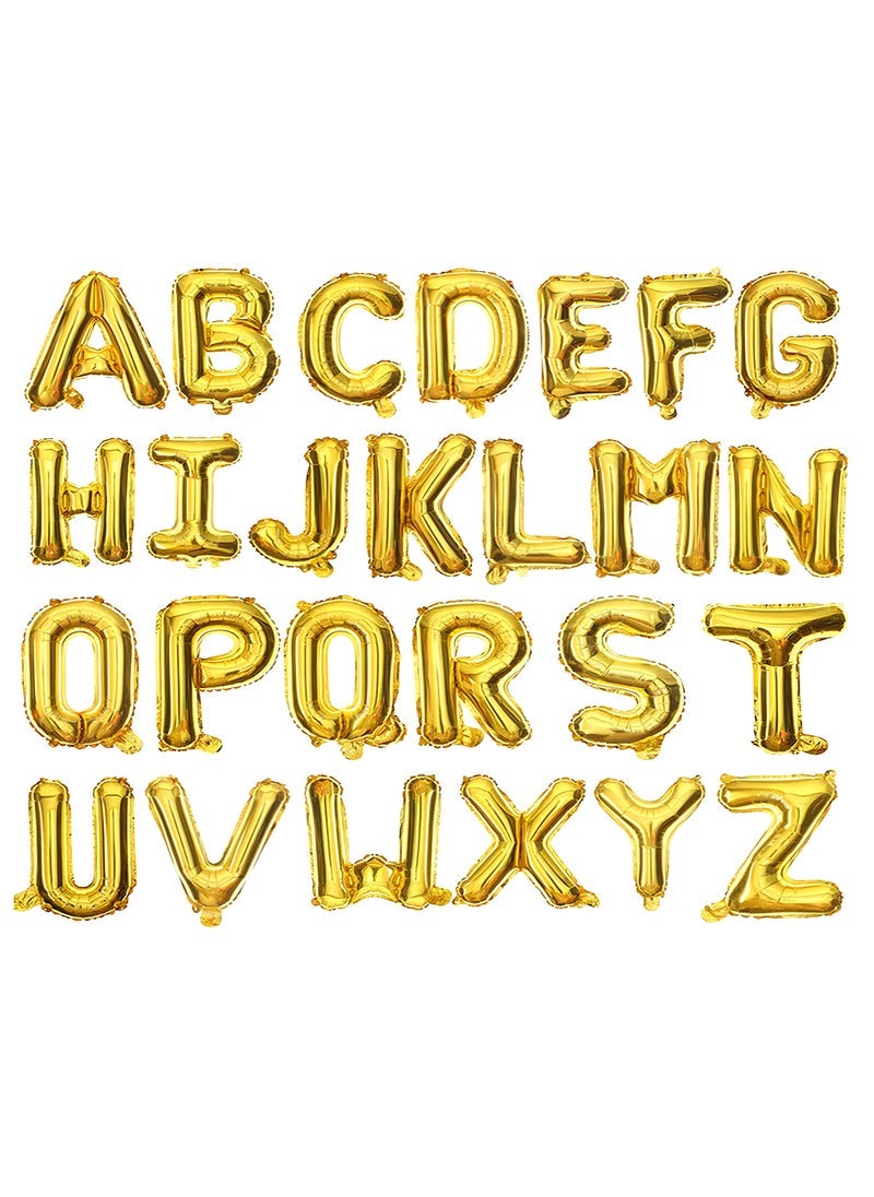 بارتي فن احباط بالون حرف Z اللون الذهبي مثالي للحفلات وأعياد الميلاد وجميع المناسبات - Image 3