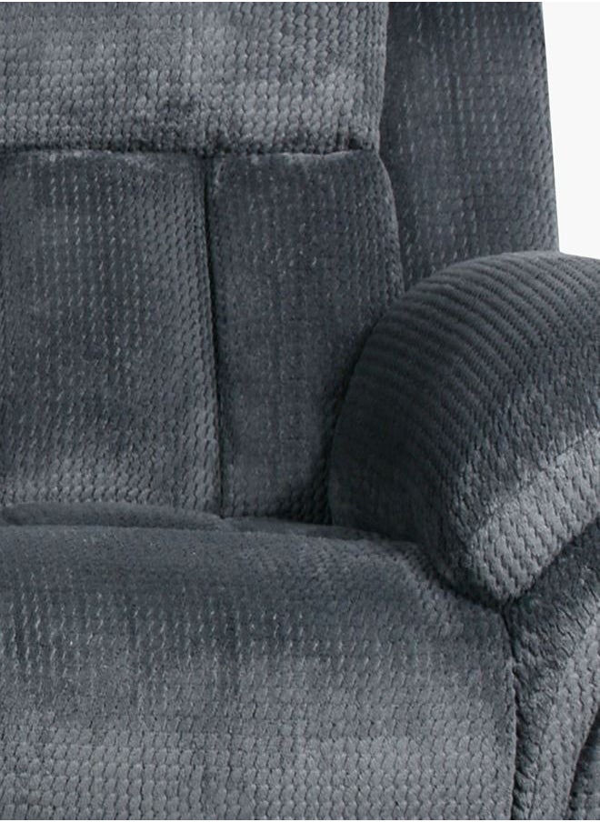 Stanford 2-Seater Fabric Recliner With Console And 2 Cup Holders 98x99x205 cm