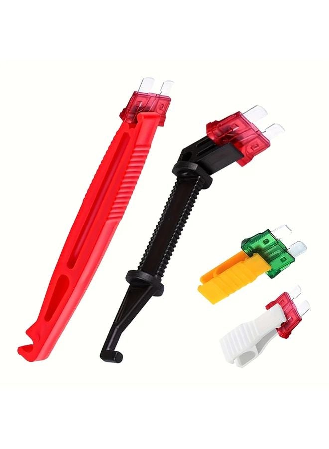 4 Pcs Mixed Color Car Fuse Puller Set Small Medium Large for Auto Repair Replacement - Image 2