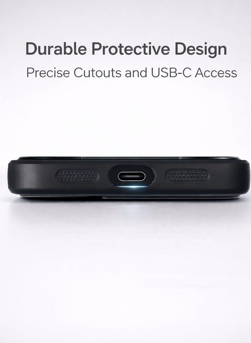 ايه كيه تي ستار جراب حماية من السيليكون السائل لهاتف iPhone 17 Pro Max – غطاء خلفي فاخر من مادة TPU ناعمة الملمس وممتص للصدمات - Image 3