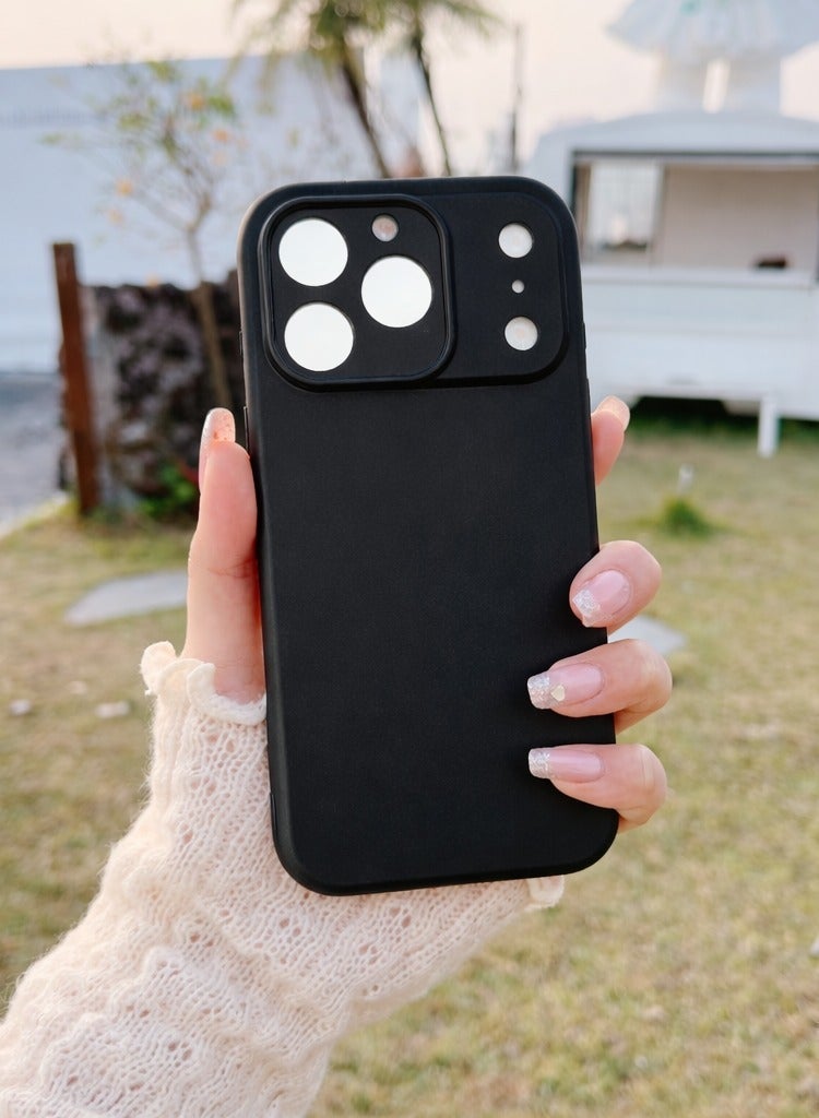 ايه كيه تي ستار جراب حماية من السيليكون السائل لهاتف iPhone 17 Pro Max – غطاء خلفي فاخر من مادة TPU ناعمة الملمس وممتص للصدمات - Image 5