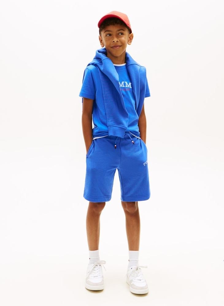 TOMMY HILFIGER Logo Crew Neck Jersey T-Shirt - Image 4