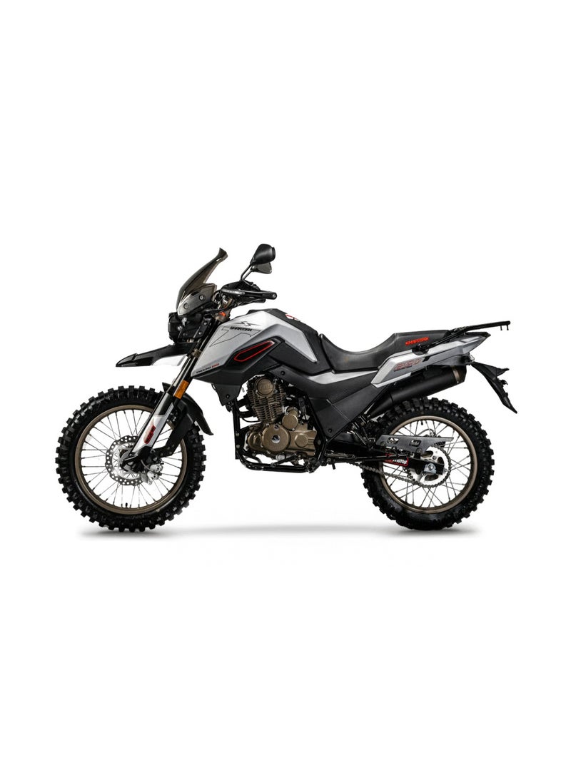 SHARMAX Enduro Travel 250 223cc 19HP Dual Sport Motorcycle – 15L Fuel Tank, Electric + Kick Start, Disc/Drum Brakes, 260mm Ground Clearance – Off-Road & Adventure Ready - Image 5