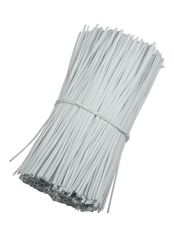 نيبمينينت مجموعة أربطة مرنة للنباتات مكونة من 1000 قطعة أبيض