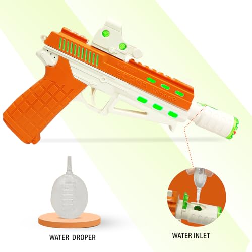 NHR Musical Toy Gun for Kids and Children with Flashing Lights, Sound, Water Smoke Spray & Vibration, Role Play Shooting Weapon Toys for Boys and Girls (3+ Years) - Image 2