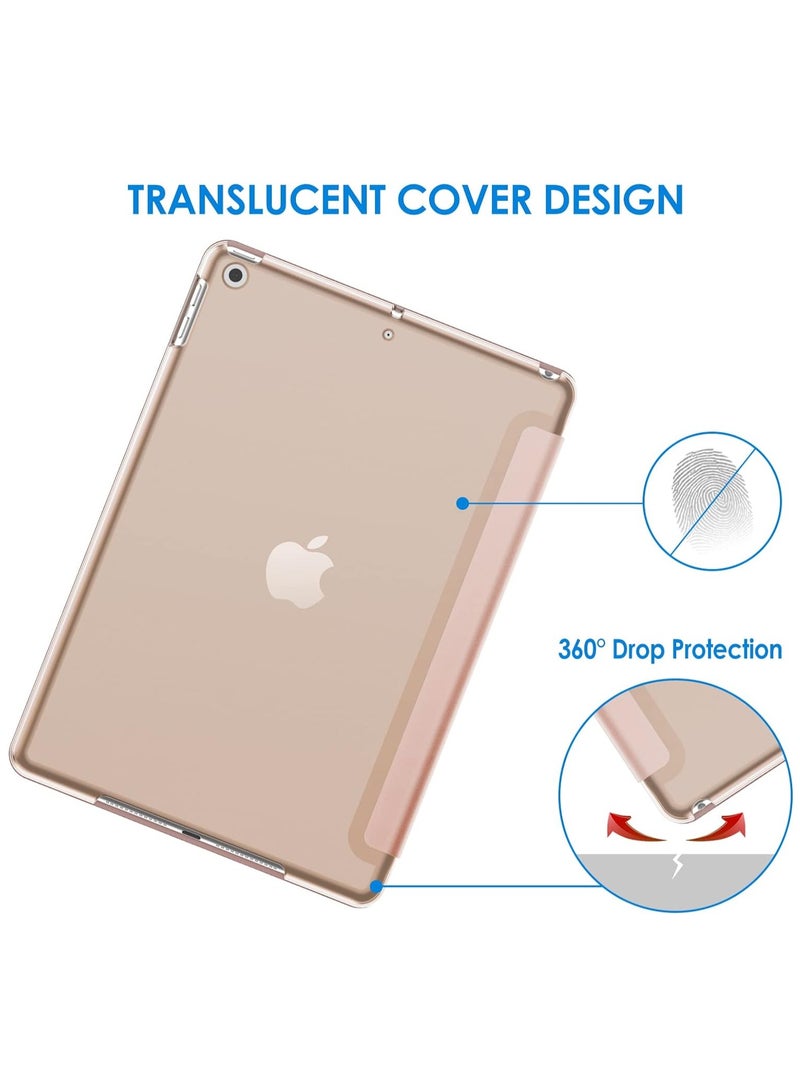 جي تيك حافظة لجهاز Ipad مقاس 10.2 بوصة 9 8 و7 الجيل غطاء الاستيقاظ والنوم التلقائي باللون الذهبي الوردي - Image 4