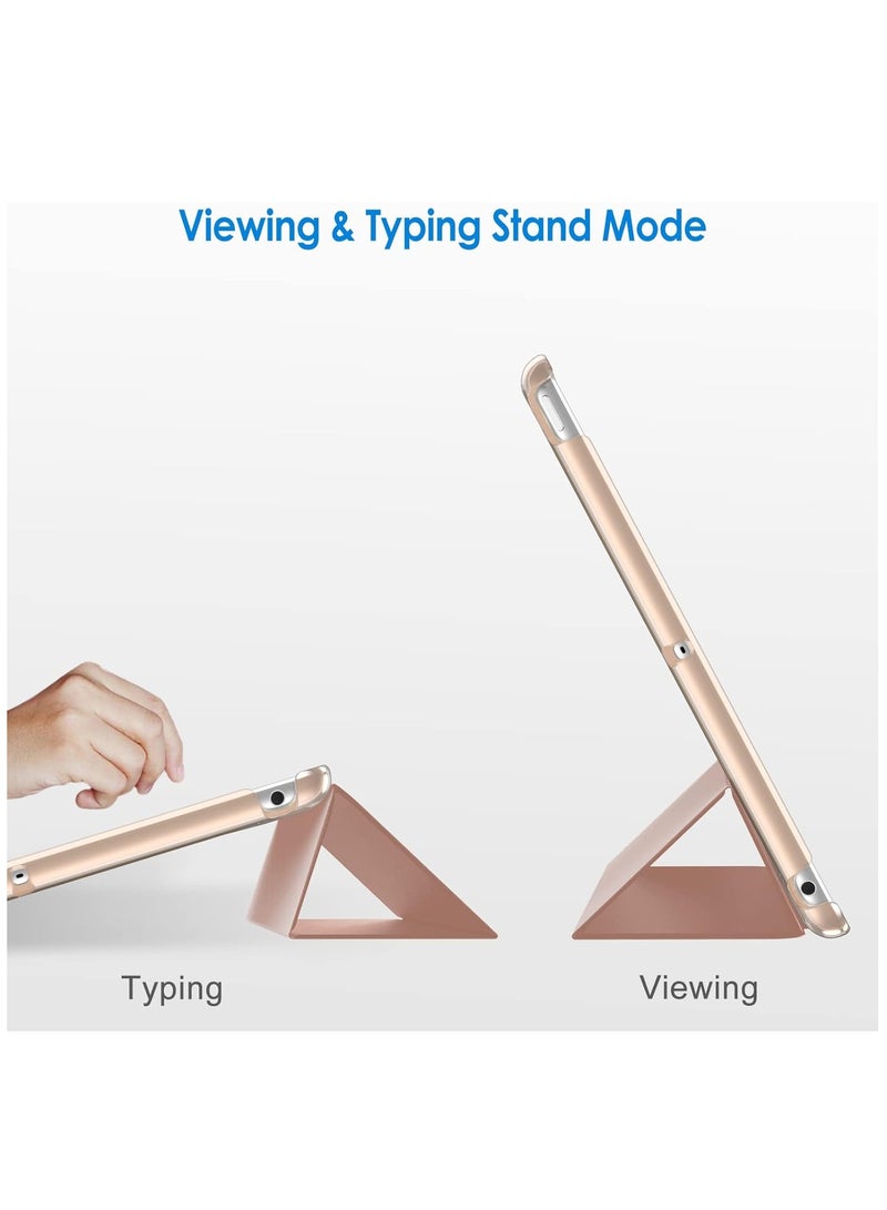 جي تيك حافظة لجهاز Ipad مقاس 10.2 بوصة 9 8 و7 الجيل غطاء الاستيقاظ والنوم التلقائي باللون الذهبي الوردي - Image 5