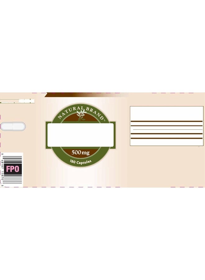 GNC Natural Brand Psyllium Seed Husk 500Mg, 180 Capsules, Supports Digestive Health - Image 3